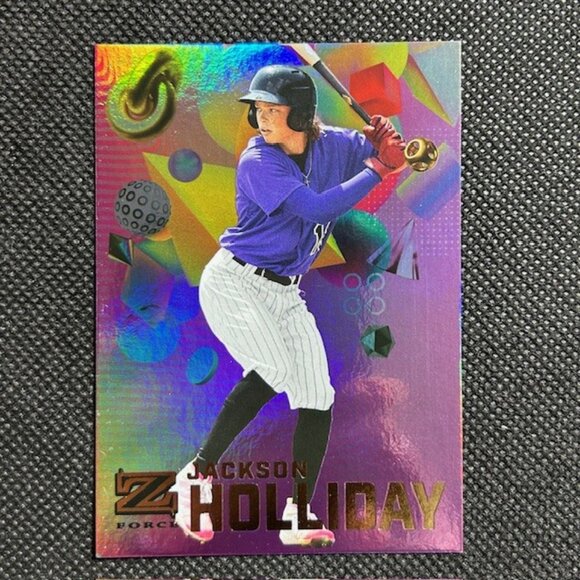 2022 Skybox Metal Universe Champions Z-Force Jackson Holiday Rookie RC Orioles20 - Picture 1 of 2